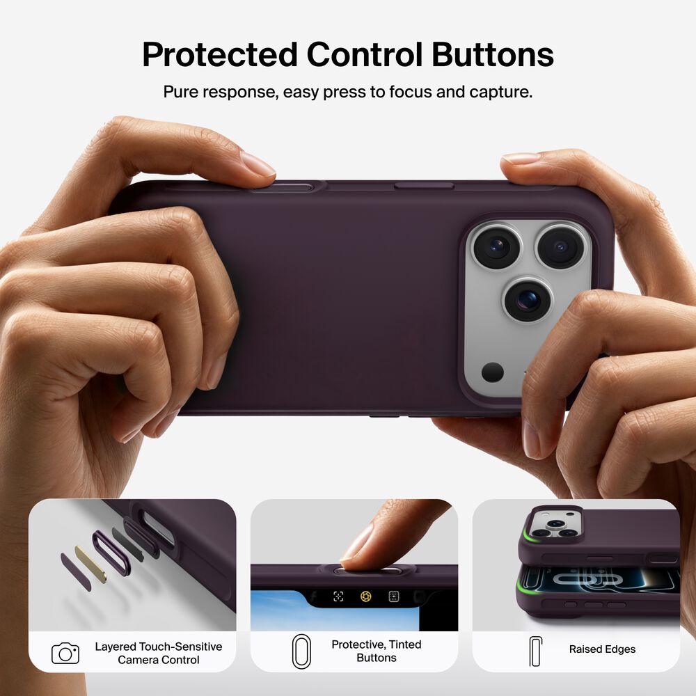 Protect Series Case for iPhone 18 Pro / iPhone 17 Pro, Burgundy, hi-res