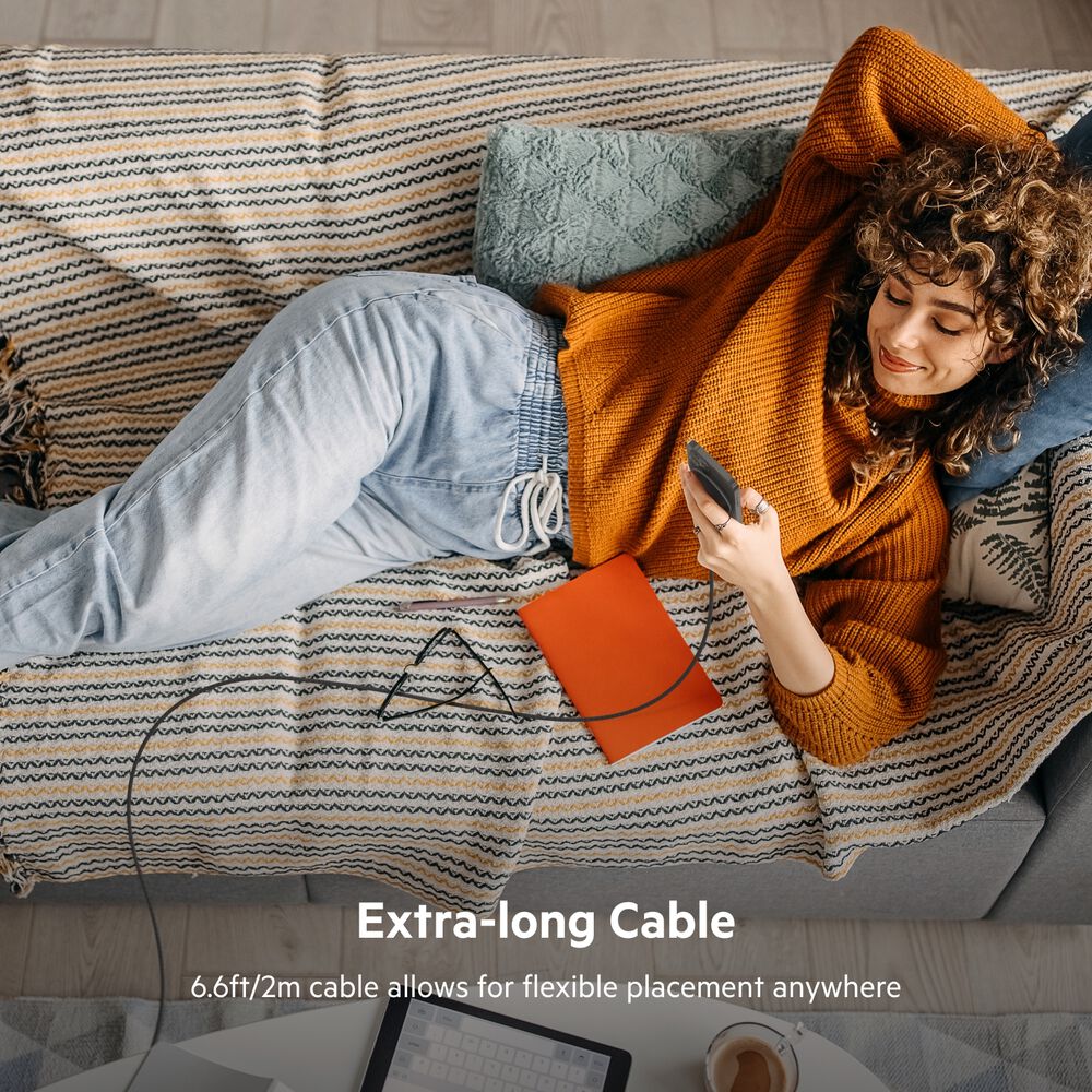 Portable Wireless Charger Pad with Official MagSafe Charging 15W, Black, hi-res