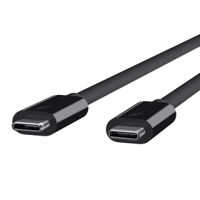 Thunderbolt™ 3ケーブル (USB-C™ to USB-C) (100W) (2m), Black, hi-res
