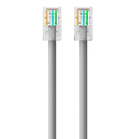 CAT6 Ethernet Patch Cable, RJ45, M/M, Gray, hi-res