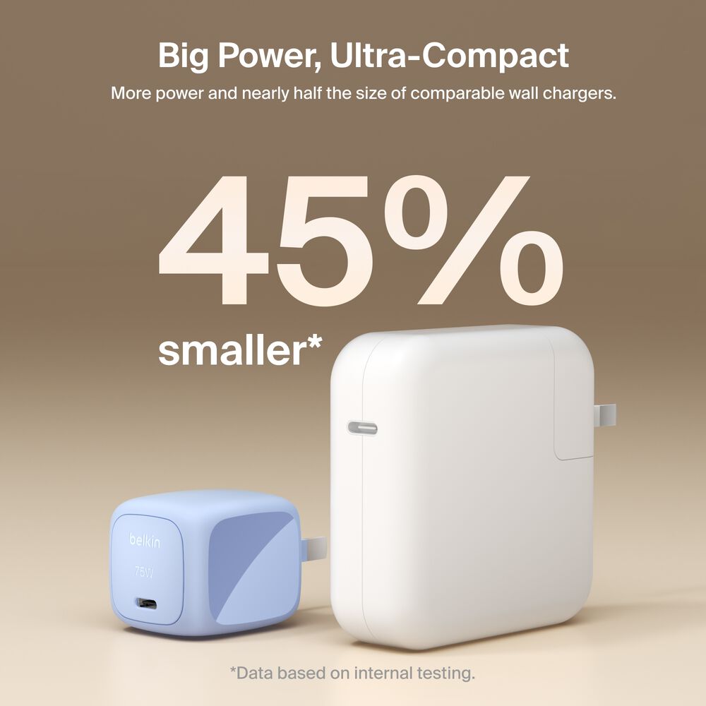 GaN Wall Charger 75W, , hi-res