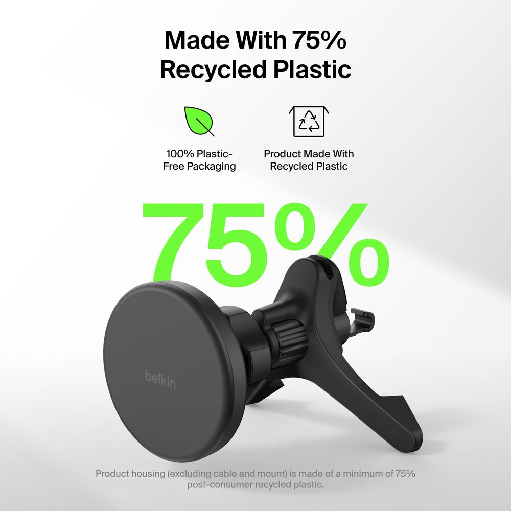 Magnetic Wireless Charging Car Vent Mount, , hi-res