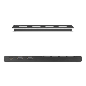 4-Port Single Head Modular Secure KVM Switch Base Unit PP4.0 W/ Remote, Black, hi-res