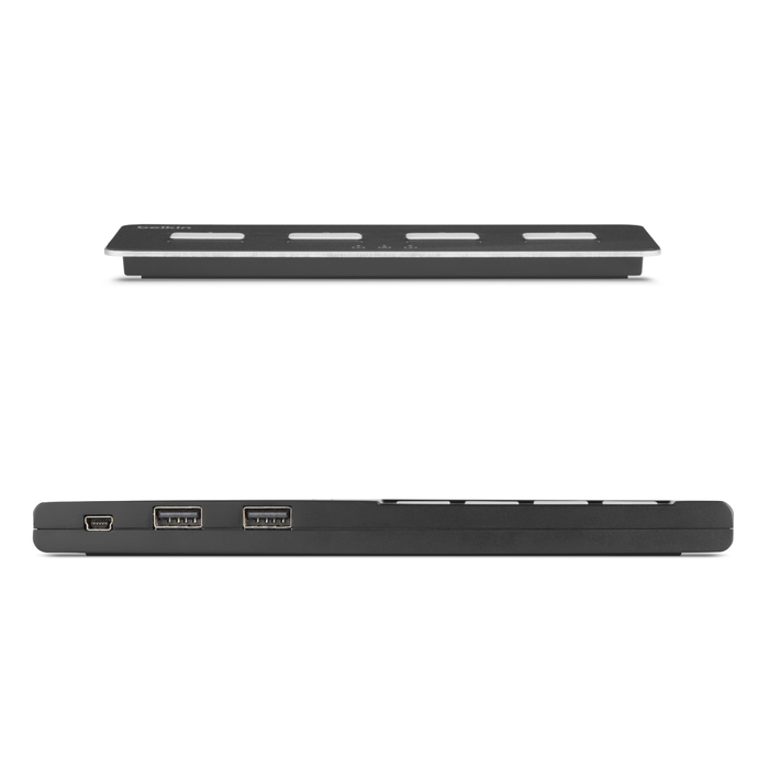 4-Port Single Head Modular Secure KVM Switch Base Unit PP4.0 W/ Remote, Black, hi-res