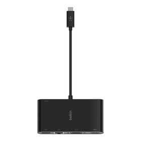 USB-C 5-in-1 Hub Plus 100W, Black, hi-res