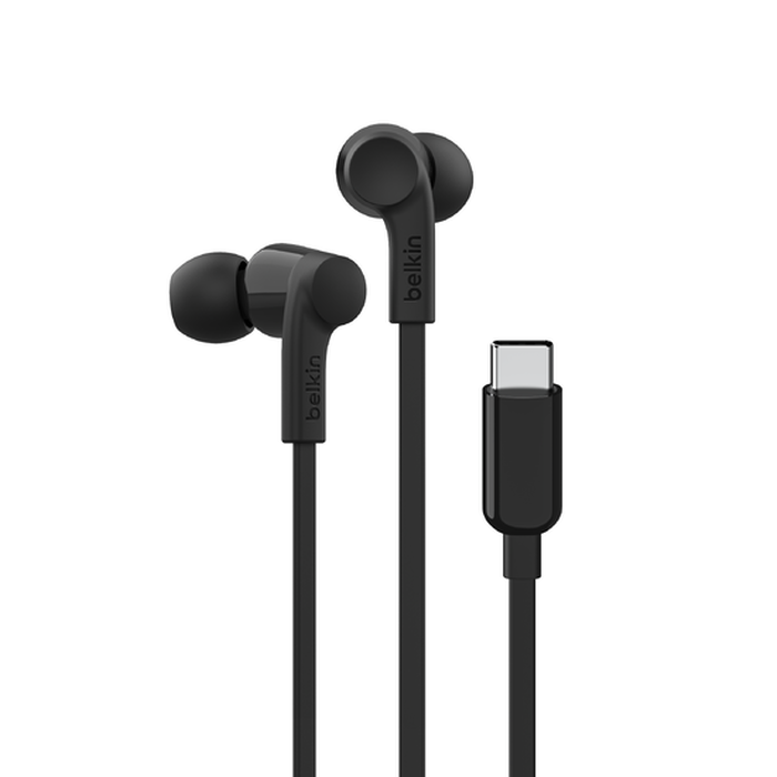 Headphones with USB-C Connector  (USB-C Headphones), Black, hi-res