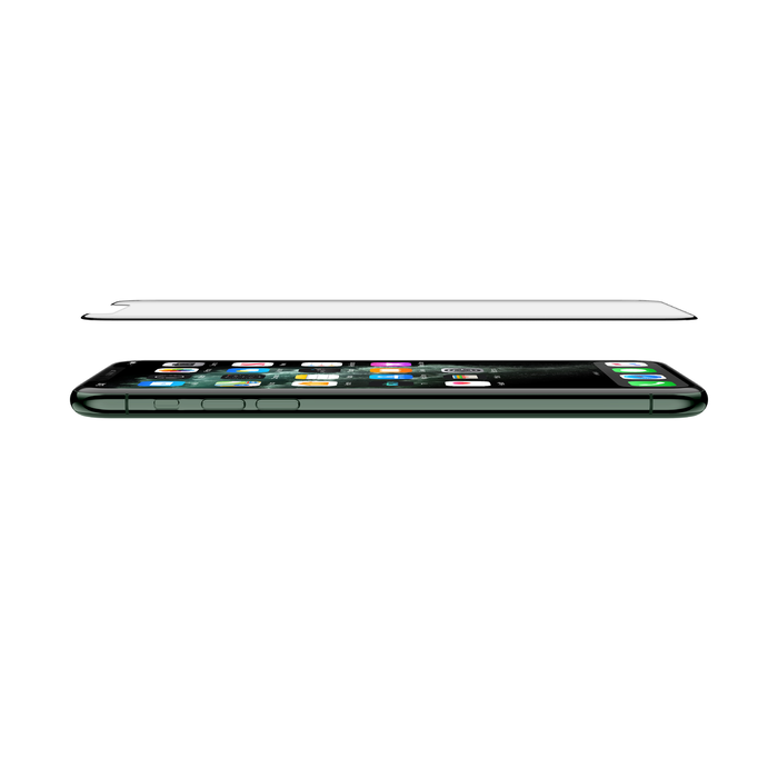 InvisiGlass™ UltraCurve-screenprotector voor de iPhone 11 Pro / iPhone X / iPhone Xs, Zwart, hi-res