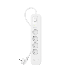 Protezione dalle sovratensioni con porte USB-C e USB-A (4 prese con 1 porta USB-C e 1 porta USB-A), , hi-res
