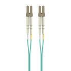Fiber Patch Cable 10 Gig Aqua 50/125 LC/LC1 Meter, Aqua, hi-res