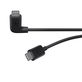 90도 USB-C™ 충전 케이블 (USB Type-C™), Black, hi-res