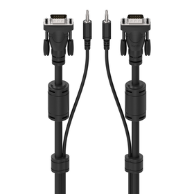 Laptop to TV VGA Audio Video Cable, , hi-res