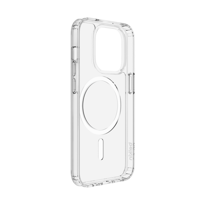 Custodia per telefono protettiva e magnetica per iPhone 14 Pro, Trasparente, hi-res