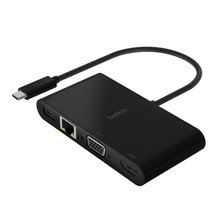 USB-C Multimedia + Charge Adapter (100W), Belkin