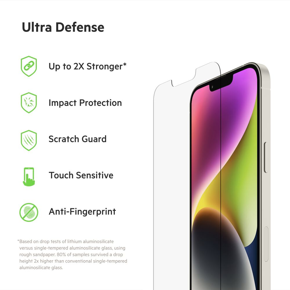 UltraGlass Treated Screen Protector for iPhone 14 Plus / iPhone 13 Pro Max, , hi-res