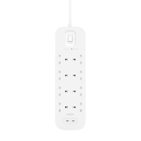 USB-C 充電 8 位防雷保護拖板 (連兩位USB-C充電), , hi-res
