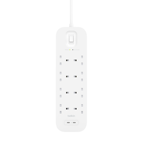 Surge Protector with 2 USB-C Ports (8 Outlet with 2 USB-C), , hi-res