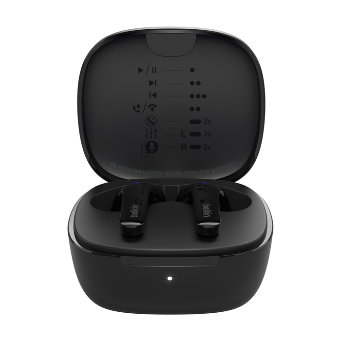 True Wireless Earbuds, Black, hi-res