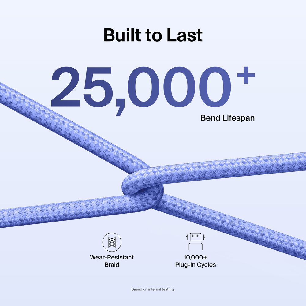 USB-C 轉 USB-C 充電線 60W, Blue, hi-res