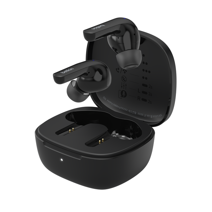 True Wireless Earbuds, Black, hi-res