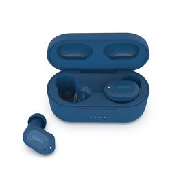 Écouteurs sans fil True Wireless, bleu, hi-res