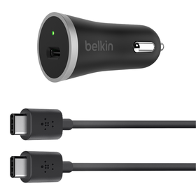 USB-C™ 車用充電器 + USB-C 線纜 (USB Type-C™), Black, hi-res