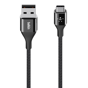 MIXIT↑™ DuraTek™ USB-C™ 转 USB-A 线缆 (USB Type-C™), 黑色, hi-res