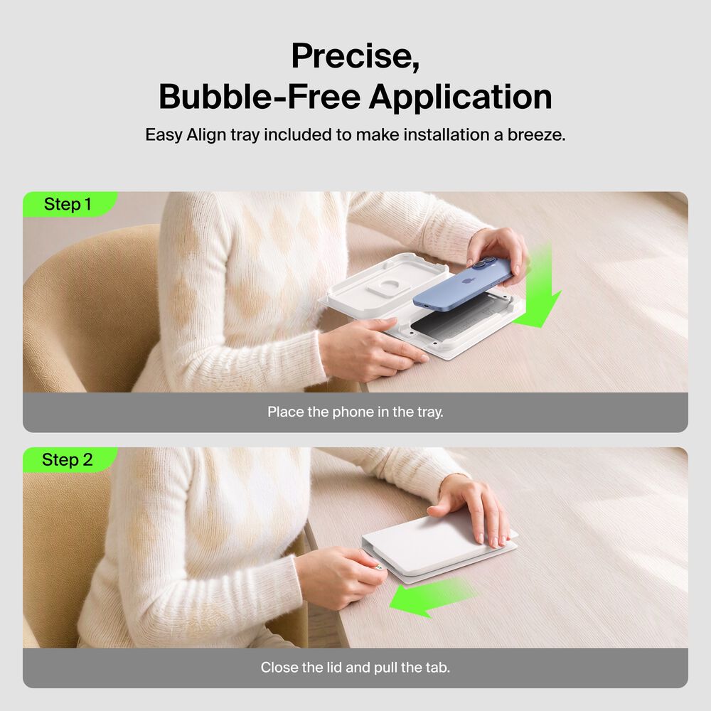 Bright Privacy Screen Protector for iPhone 17, , hi-res