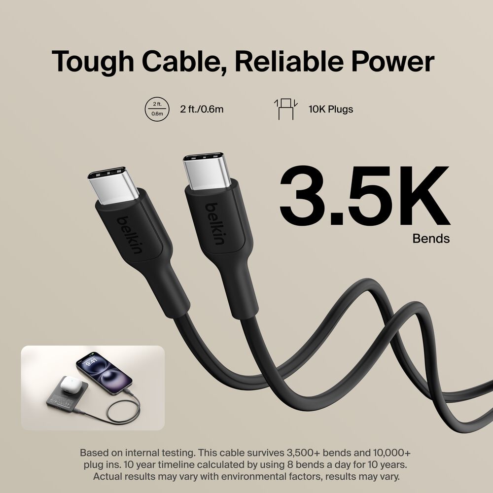Slim Magnetic Power Bank 5K, Black, hi-res