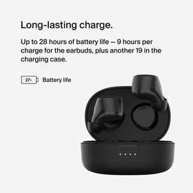 True Wireless Earbuds, Black, hi-res