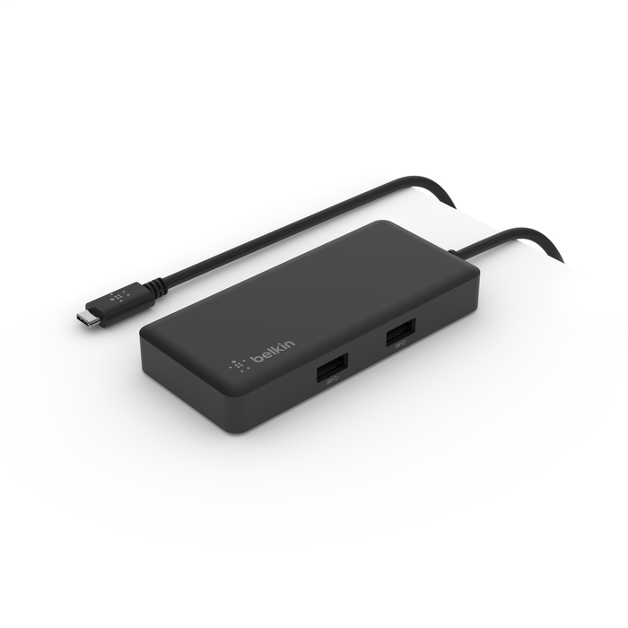 USB-C 5-in-1 Multiport Adapter, Black, hi-res