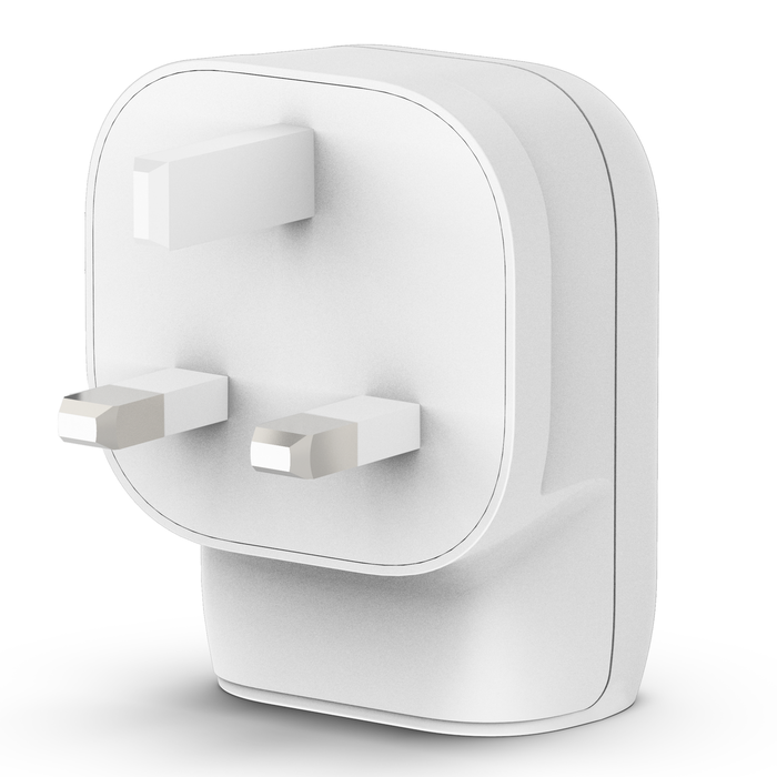 BOOST↑CHARGE™ 32W USB-C PD + USB-A 家用充電器, 白色的, hi-res