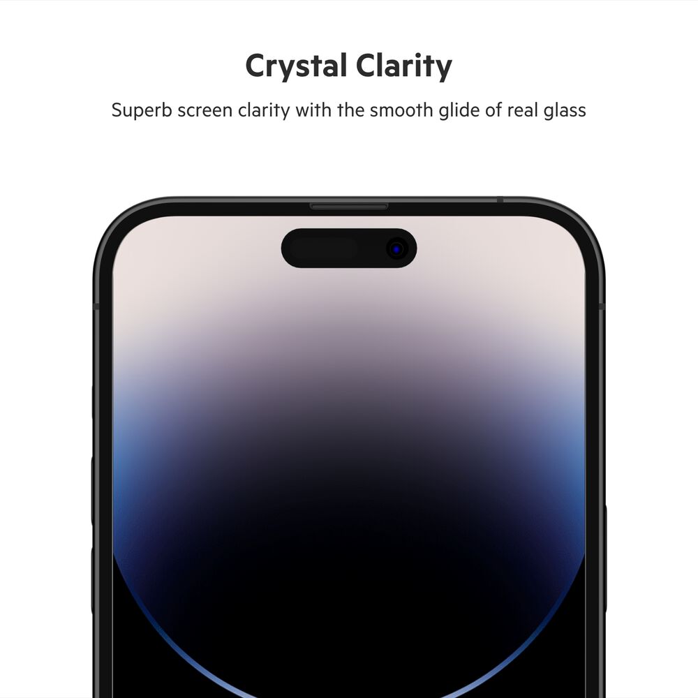 TemperedGlass Treated Screen Protector for iPhone 14 Pro Max, , hi-res