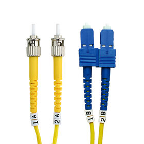 Singlemode Duplex Fiber Patch Cable ST - ST, , hi-res