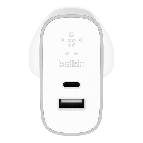 27W USB-C + USB-A Wall Charger