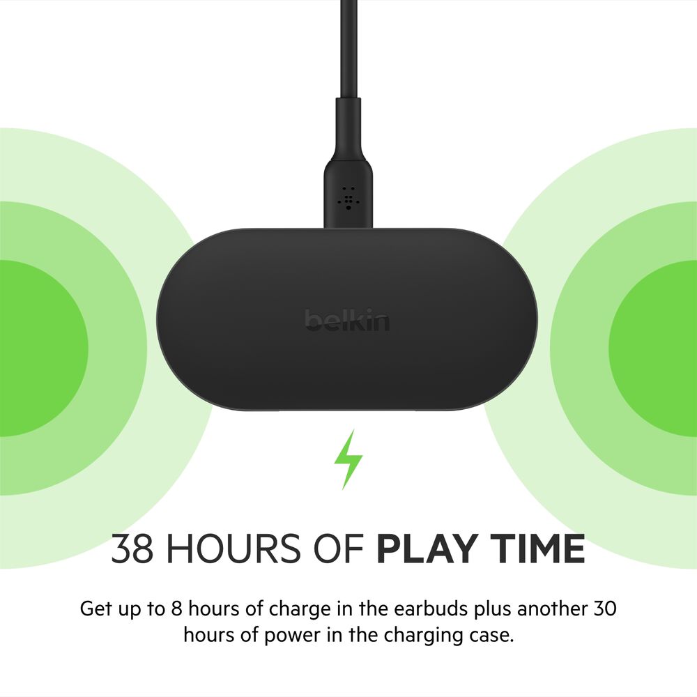 True Wireless Earbuds, Black, hi-res