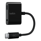 RockStar™3.5mm Audio + USB-C™ 分插器, Black, hi-res