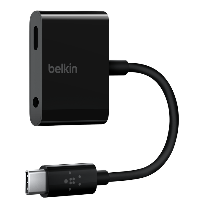 Adaptador de audio de 3,5 mm carga USB-C™ RockStar™ | Belkin | Belkin: