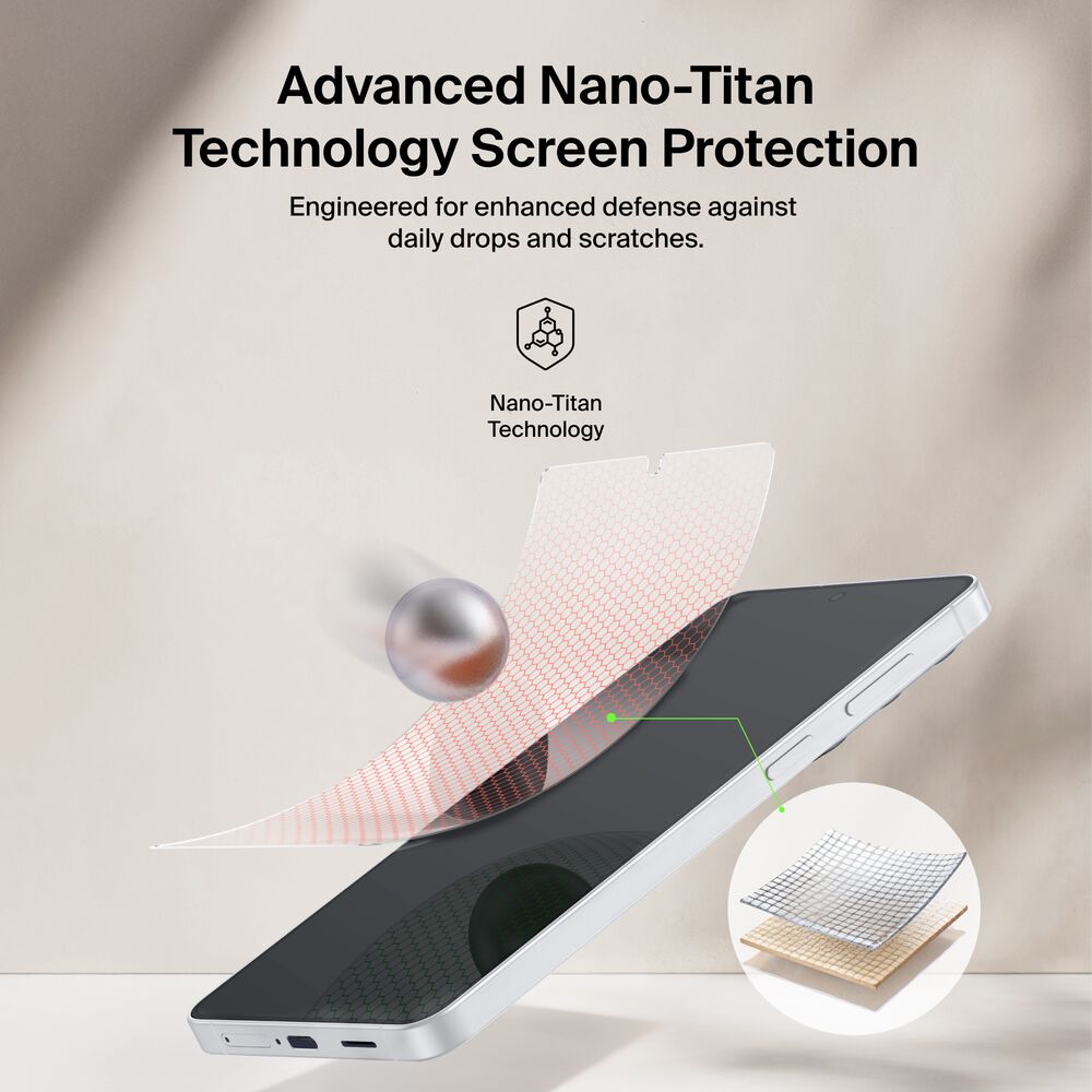 Titan EcoGuard Red Light Screen Protector for Samsung Galaxy S26, , hi-res