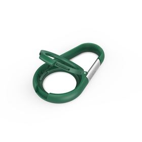 Anneau de protection avec mousqueton pour AirTag, Vert, hi-res