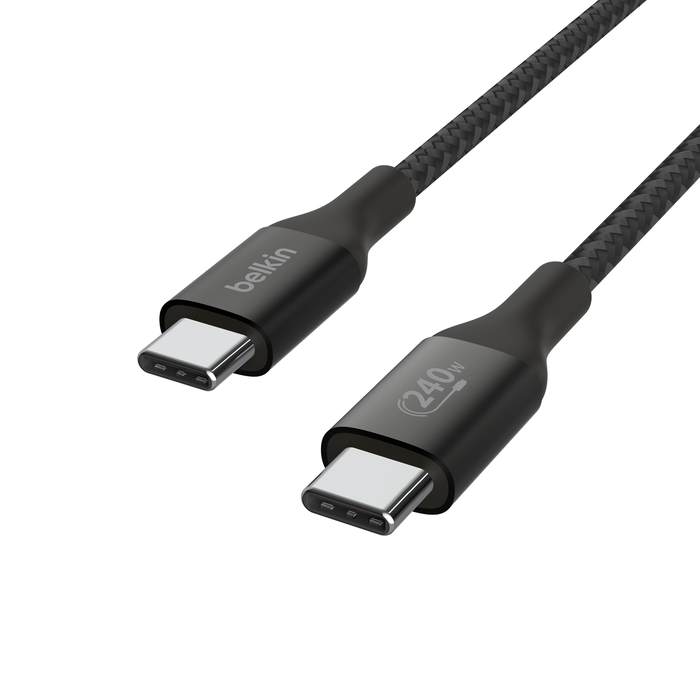 Câble tressé d'alimentation USB-C vers USB-C 240 W