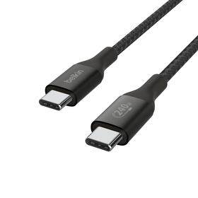 USB-C 至 USB-C 充電線 240W, Black, hi-res