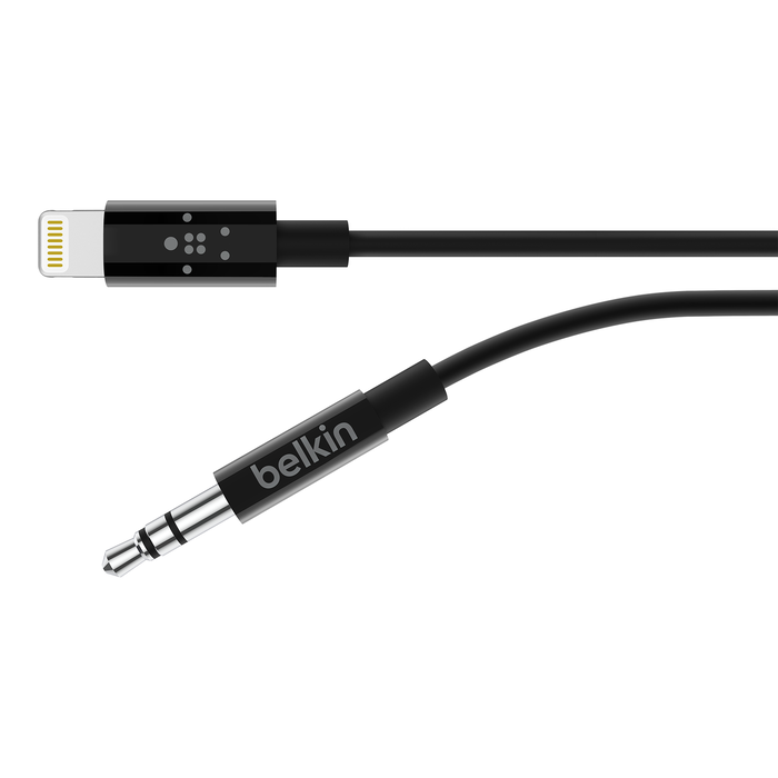 3.5mm Male AUX Audio Jack to USB 2.0 Male Charge Cable Aux to USB Adapter  Cord USB to Aux Adapter, Black, 3 Feet