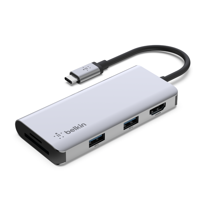 5-in-1 Multiport USB-C Adapter, USB-C Hub, 4K HDMI