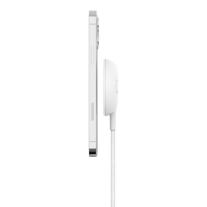 MagSafe認証ポータブルワイヤレス充電パッド15W (Power Supply Not Included), 白, hi-res