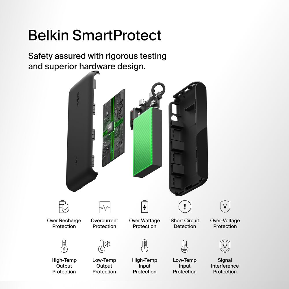 Power Bank 20K with Display, Black, hi-res