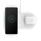 Dual Wireless Charging Pads, White, hi-res