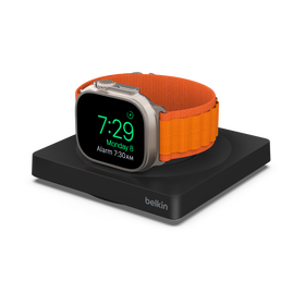 Tragbares Schnellladegerät für die Apple Watch, Schwarz, hi-res