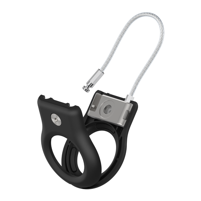 Belkin Secure Holder with Wire Cable for AirTag - Black