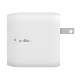 Dual USB-C PD Wall Charger 40W + USB-C to Lightning Cable, White, hi-res