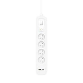 Belkin multiprise parafoudre - 6 prises - 1 port USB-C + 1 port USB-A - Multiprise  Belkin sur